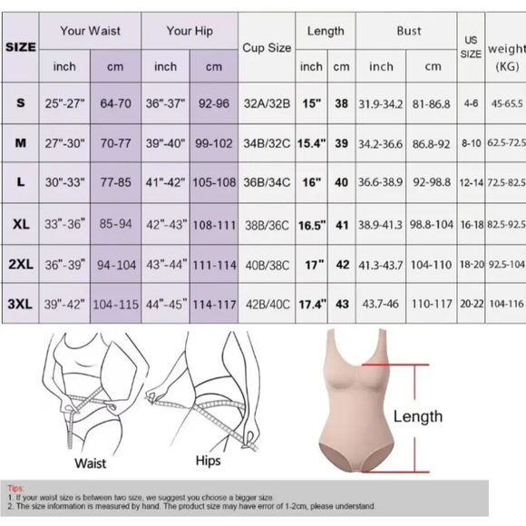 2 Snatched HeyShape Shapewear Bodysuit Size 2XL NWT BLACK Tik Tok Hey Shape - Picture 3 of 8